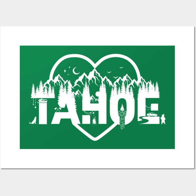 TAHOE LOVE Wall Art by Americo Creative